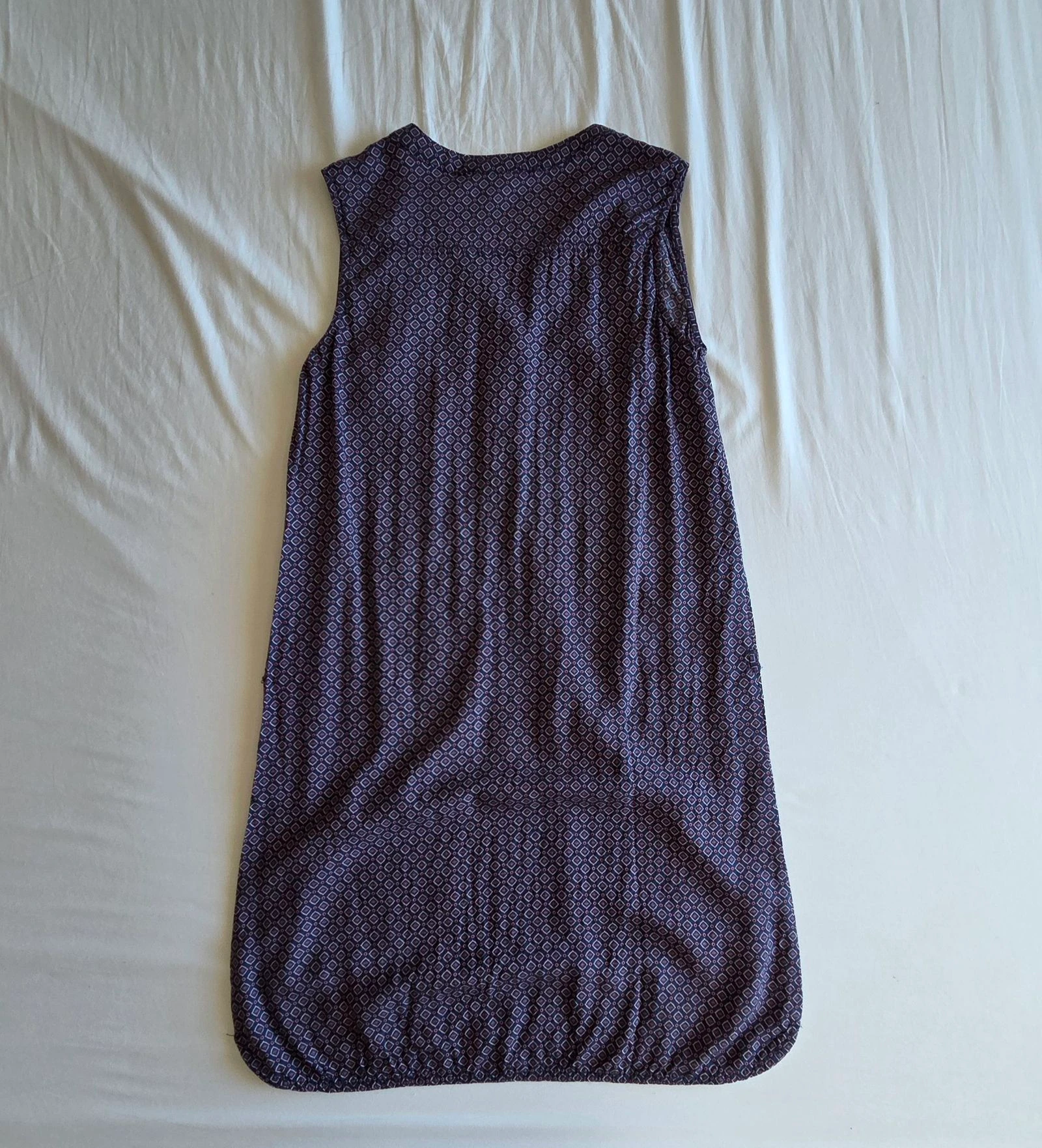 Camisón fluido Etam XS 34 con motivo geométrico azul y rojo – photo 3